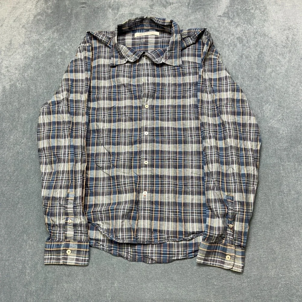 Vintage Levi's Red Tab Flannel Shirt Mens 2XL Multicolor Cotton Plaid Round Hem
